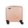 Lightweight 18" Mini Trolley Suitcase with Universal Wheels & Combination Lock