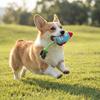 Plush Rockets Dog Chew Toy with Cotton Rope Squeaky Stuffed Rockets Boredom Reduction Small Medium Dog Teething Interactive Toy