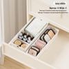 Telescopic Drawer Organizer with Built-in Compartments for Cosmetics and Lipstick