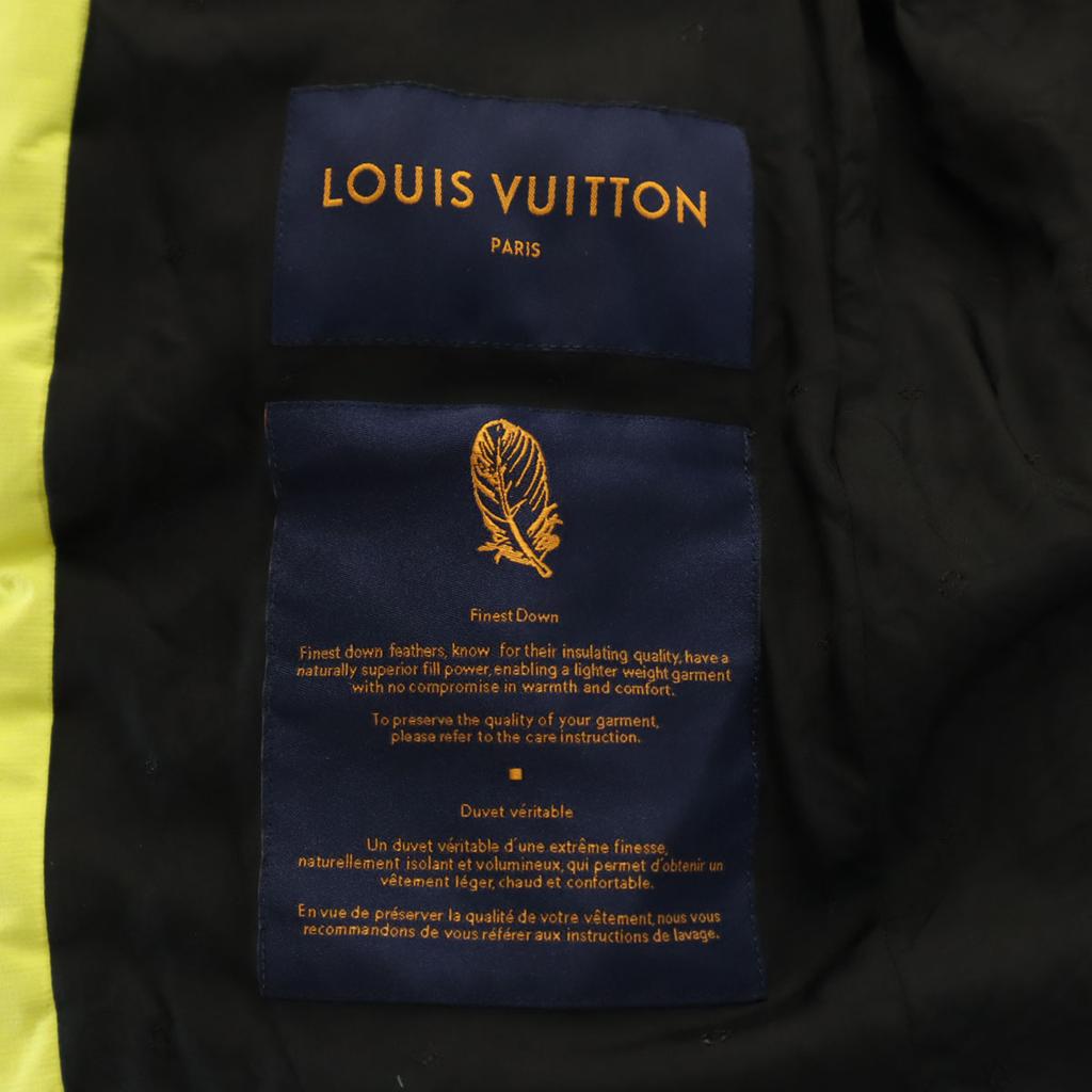 Louis Vuitton Made In France Down Jacket 44 Yellow Hanger with Cover Men's Used