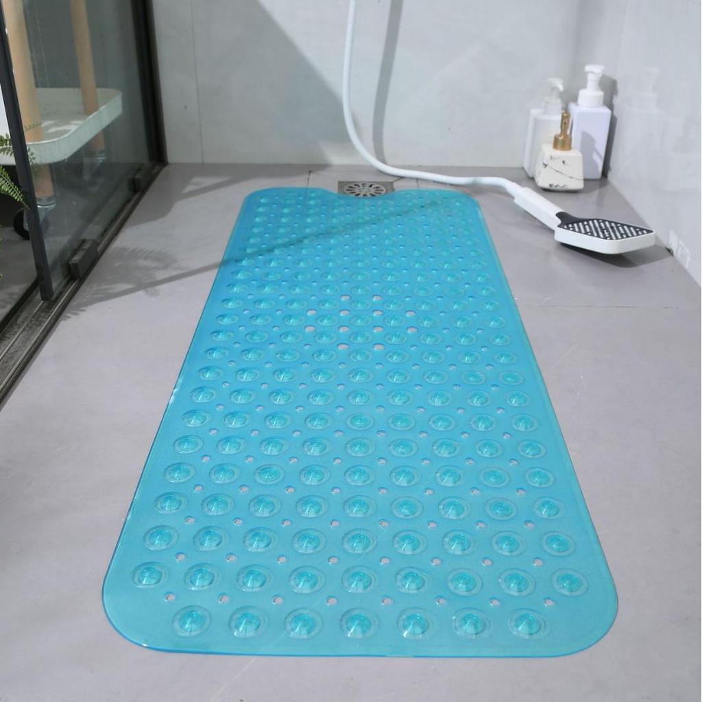 Covoraș de baie PVC antiderapant cu ventuze, 100x40 cm, pentru căzi