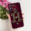 Für Infinix Note 50X 5G Hülle X6857B Luxus Krone Buchstaben Abdeckung Weiche Silikon Handyhülle Für Infinix Note 50X Note50X Fundas Taschen