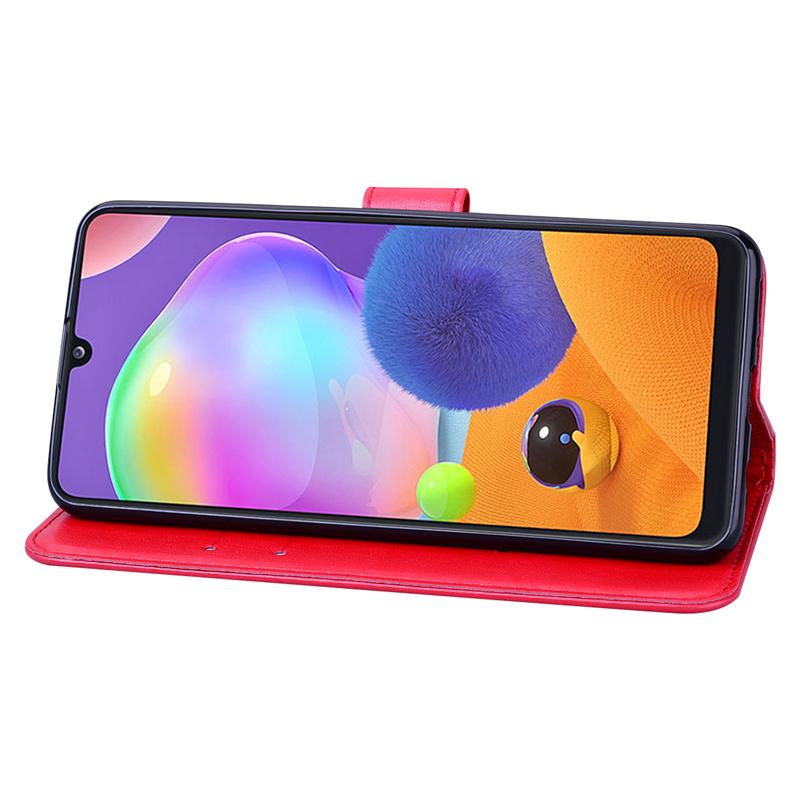 För Samsung Galaxy A51 A71 Fodral 3D Blomma Magnetiskt Läder Flip-telefonfodral För Samsung A01 A11 A31 A41 A81 A91 M30S M21 M31 Kortplats Plånboksfodral