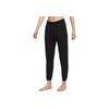 Nike Solid Color Drawstring Long Fitness Pants Women Bottoms Black DN0937-010