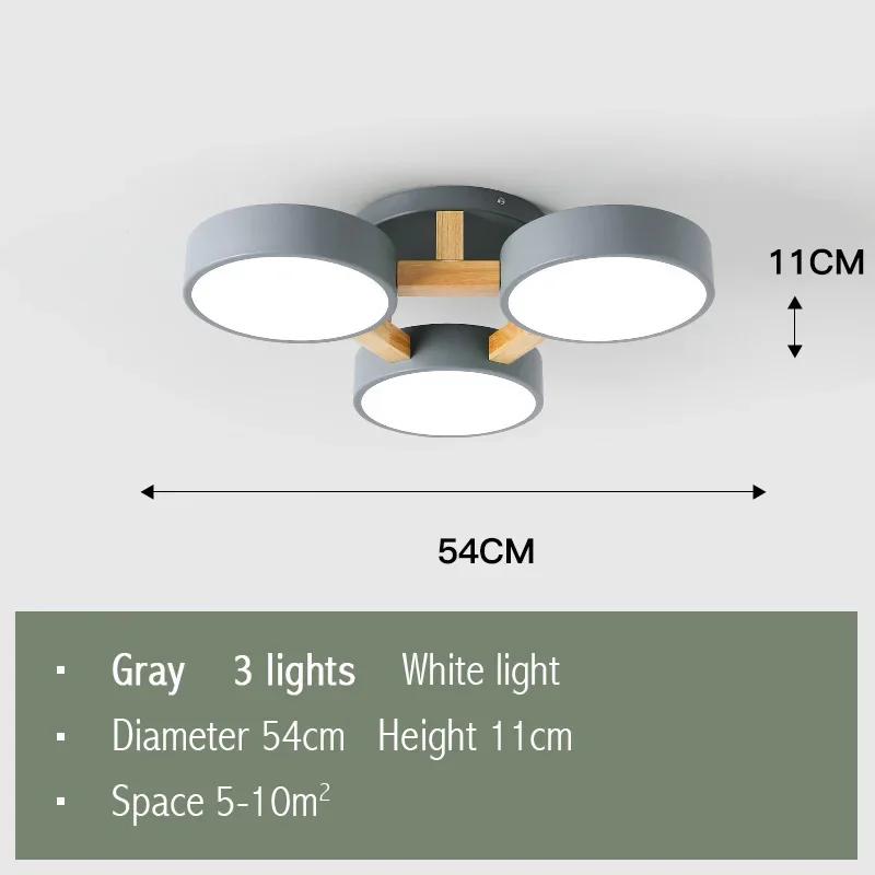 

Потолочные светильники из скандинавского дерева, светодиодные, для помещений, цветные, декоративная люстра Macaron, креативный потолочный светильник для гостиной, спальни, кабинета, кафе Cold white