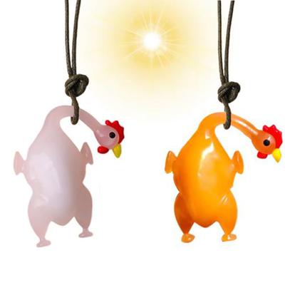 2 Pcs Car Hanging Pendant Rearview Mirror Decoration, Color Changing Funny Cute Auto Interior