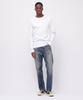 Avirex Daily Rib Henley Neck Tee and Odor Size Size White (Antibacterial Resistant) Men's Large, 6153482,