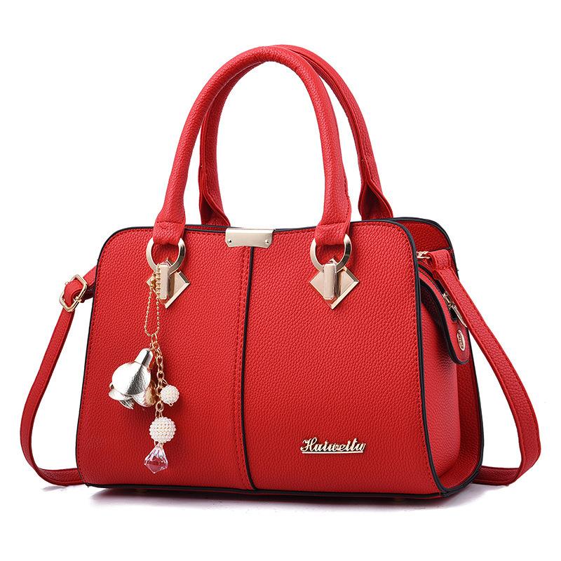 Handbag Bag New Trendy Shoulder Messenger Bag Fashionable and Versatile Middle-aged Women's Large-capacity Mother Bag Women's Bag