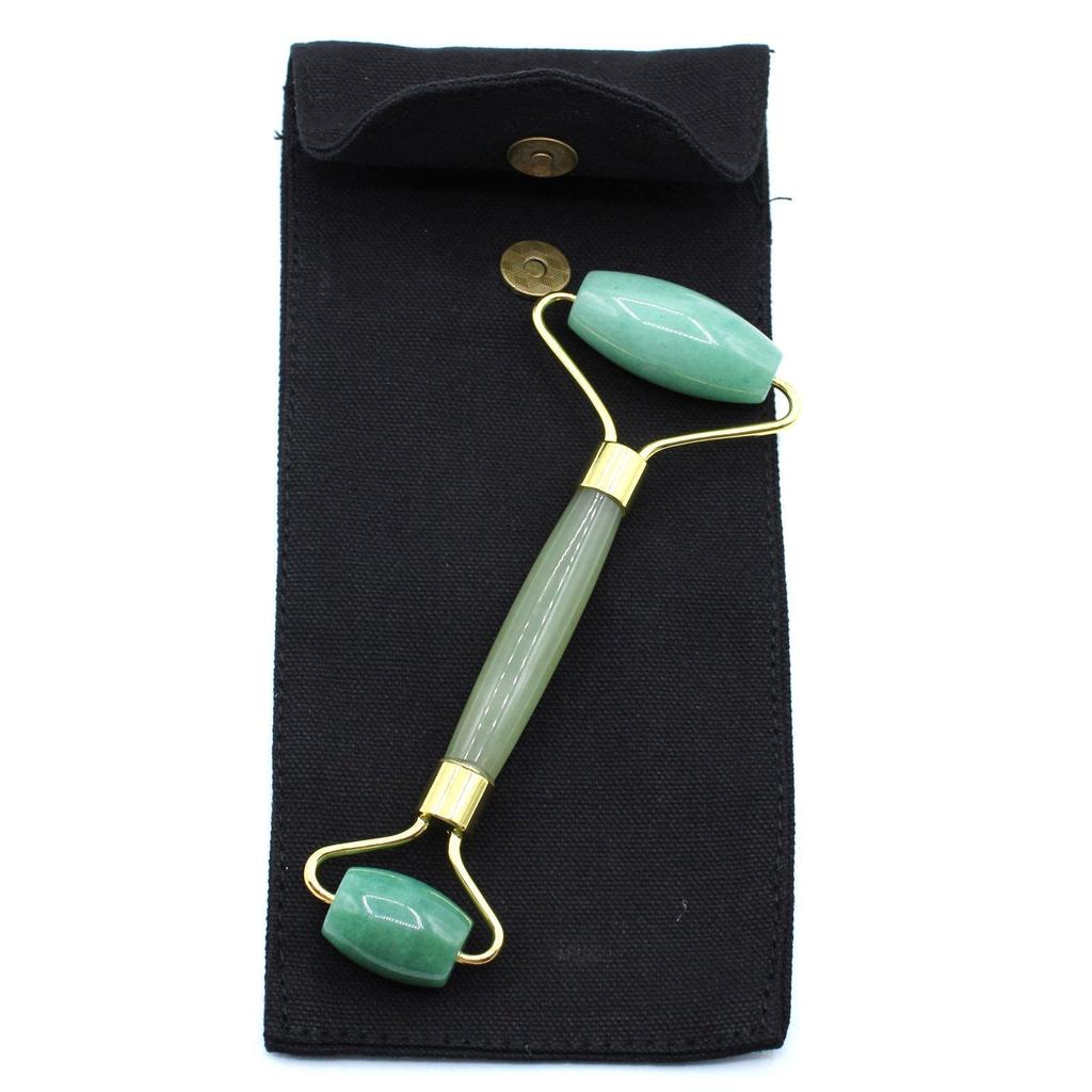 Jade Roller Facial Massager Double-Ended