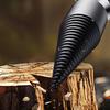 Firewood Drill Bit Set Heavy Duty Wood Log Splitter Detachable Electric Drills Screw Cone Driver Tool Firewood Prep Tool for Splitting Woods