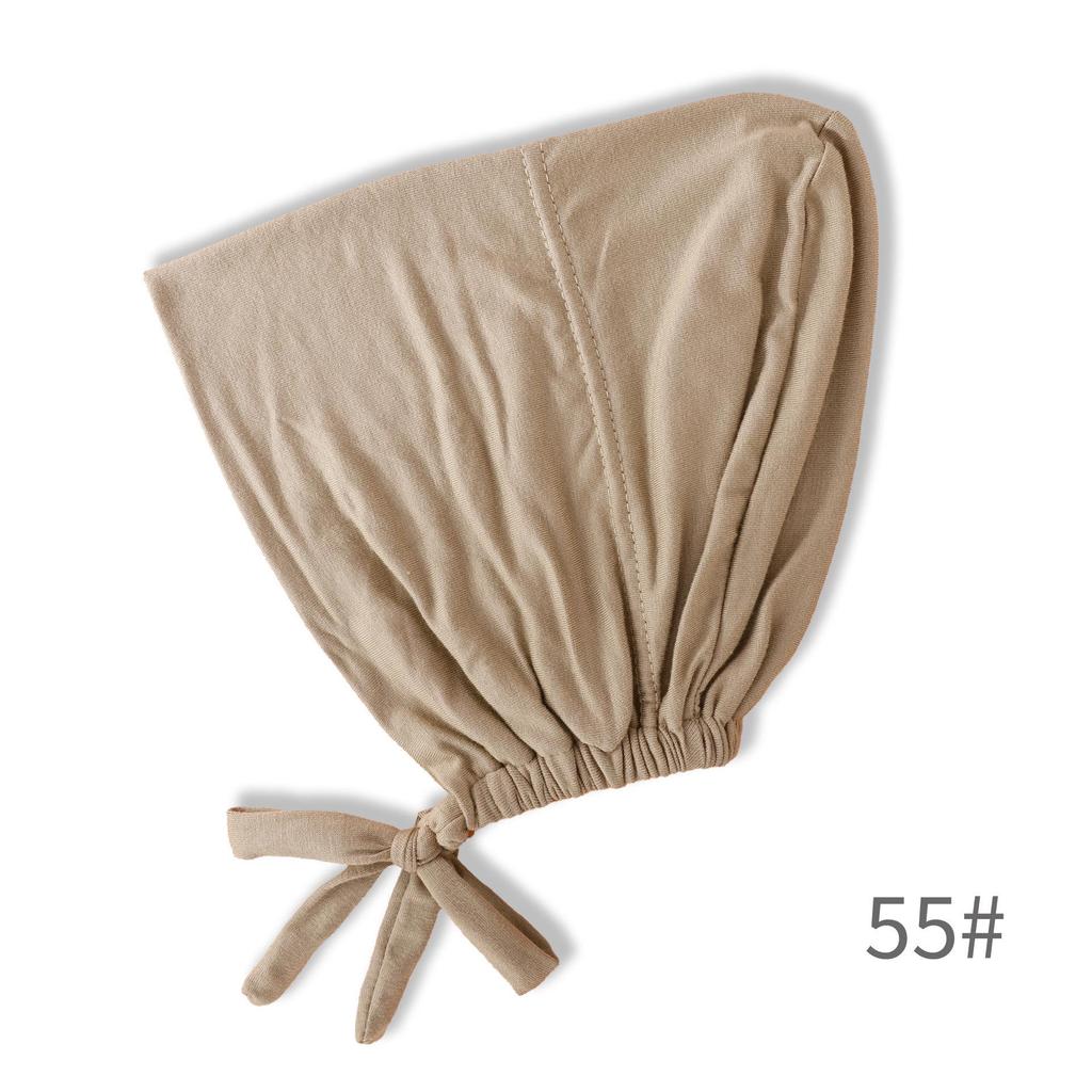 Premium Mercerized Cotton Adjustable Elastic Hair Cover Cap