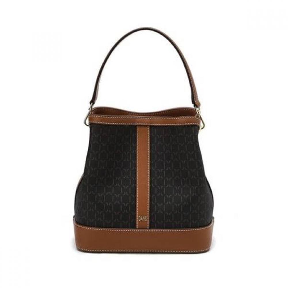 

DakS Brown Barnet Bucket Bag S Dd Pattern Leather Combination Single option