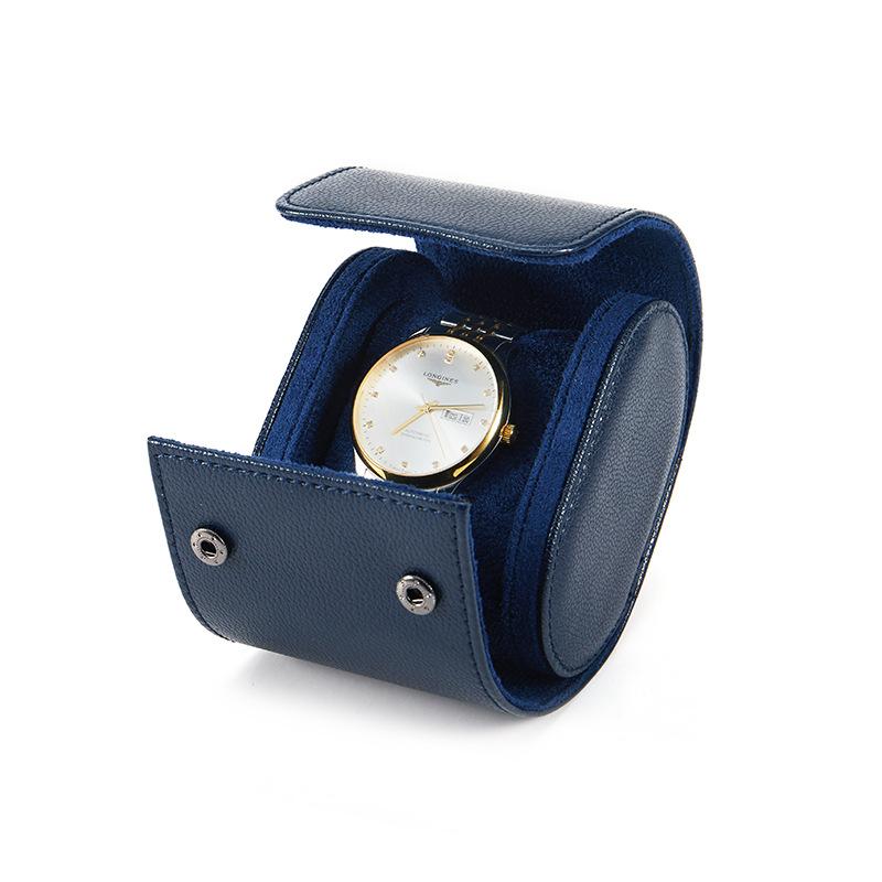 Embers Leather Watch Roll 1 2 3 Slots Luxury Genuine Watch Storage Box Travel Bag Watch Case Gift Box Watch Pouch