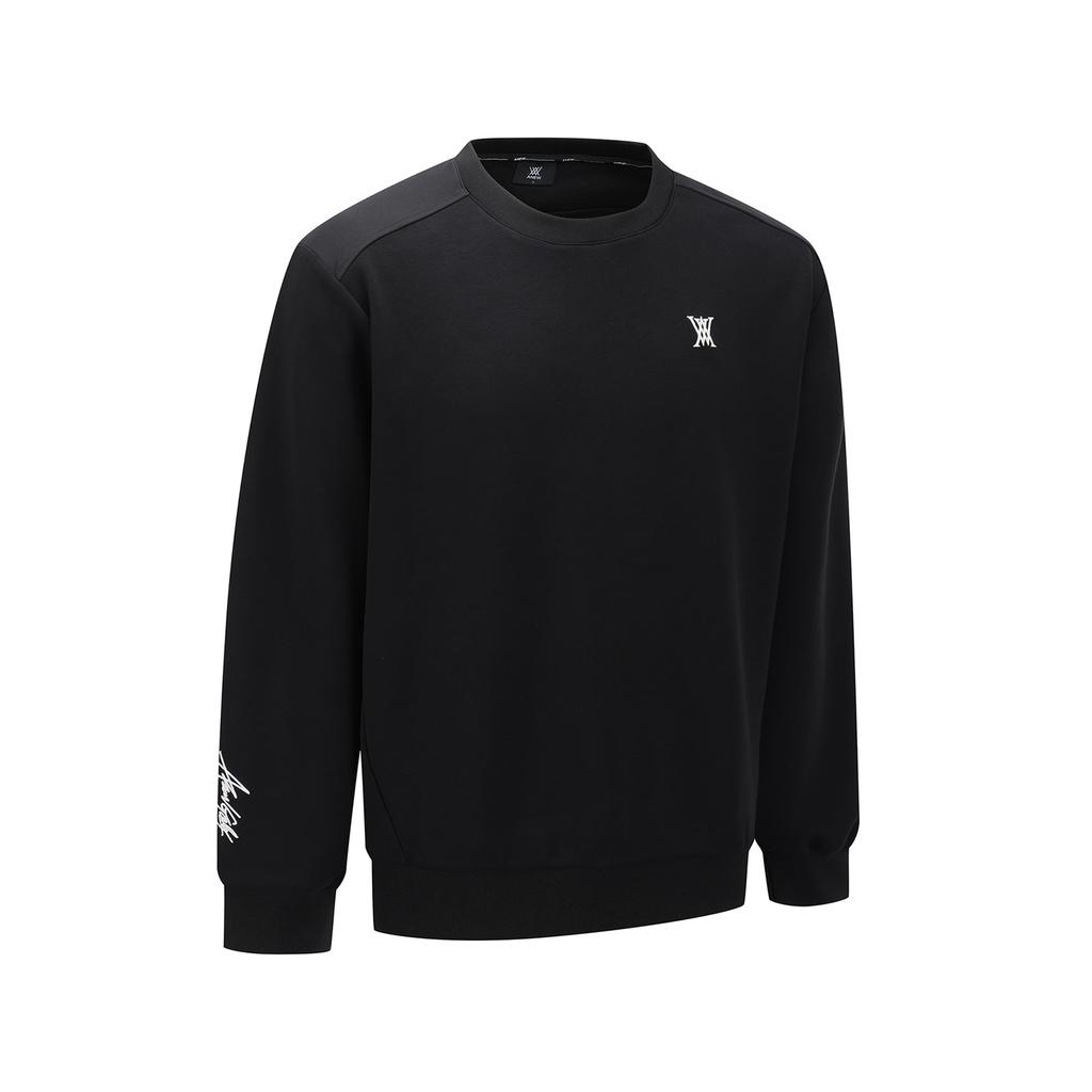 ANEW GOLF Men Fa Essential Sweatshirt _Bk