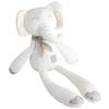 White Long-Legged Elephant Plush Toy, Baby Sleep Companion & Soothing Stuffed Animal, Soft Comforting Sleep Buddy