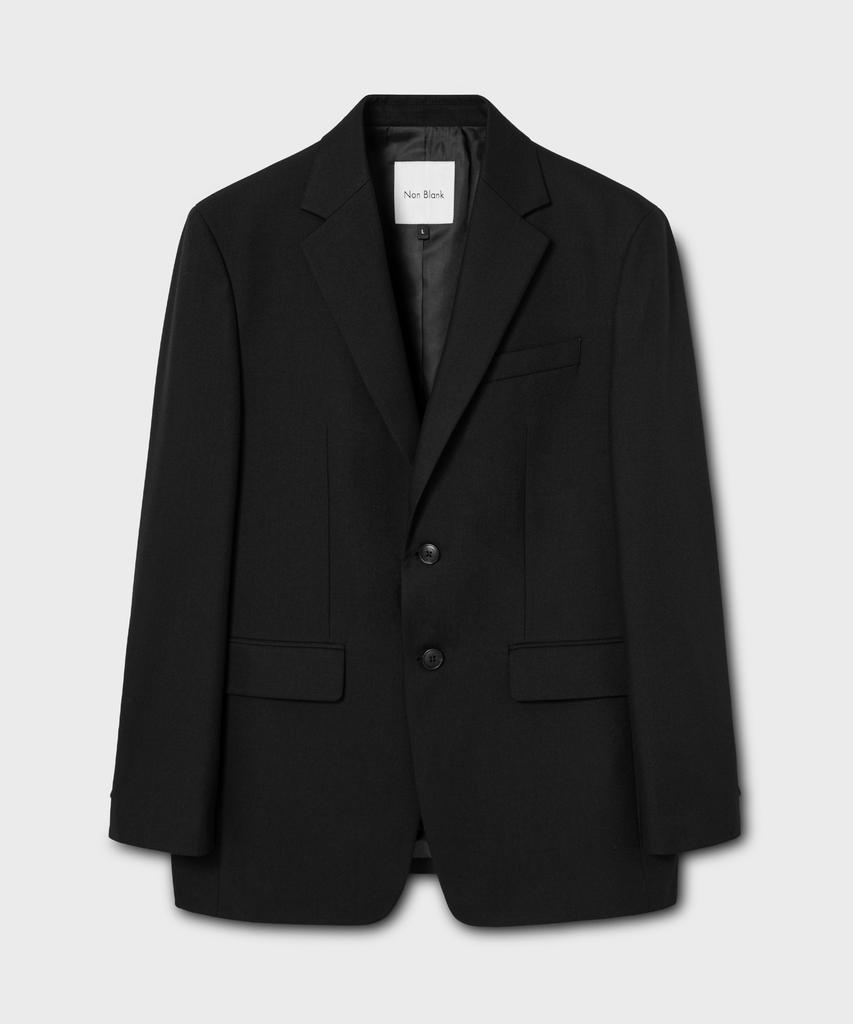 Nonblank Ns Semi-Overfit Blazer_Black