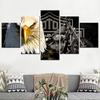 Modernes Amerikanisches Adler Motorrad Leinwand Wandkunst Druck Ästhetisches Schlafzimmer Heimdekoration Poster Abstrakte Ölmalerei auf Leinwand
