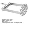 Stainless Steel Potato Masher Ergonomic Handle Kitchen Masher Tool Dishwasher Safe Anti-rust Fruit Masher