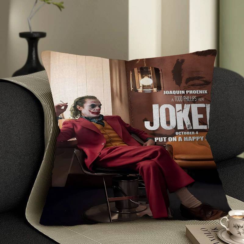 J-Joaquin P-Phoenix J-Joker Decorative Room Aesthetics Pillow Case Home Decor Bedroom Sofa Bed Couch Pillow Cover 45X45