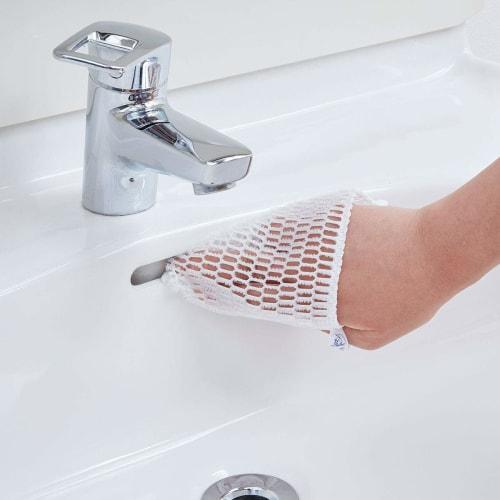 KB Seiren Reinigungsgott: Reinigt das gesamte Spülbecken nur mit Wasser, Waschbeckenbürste S090