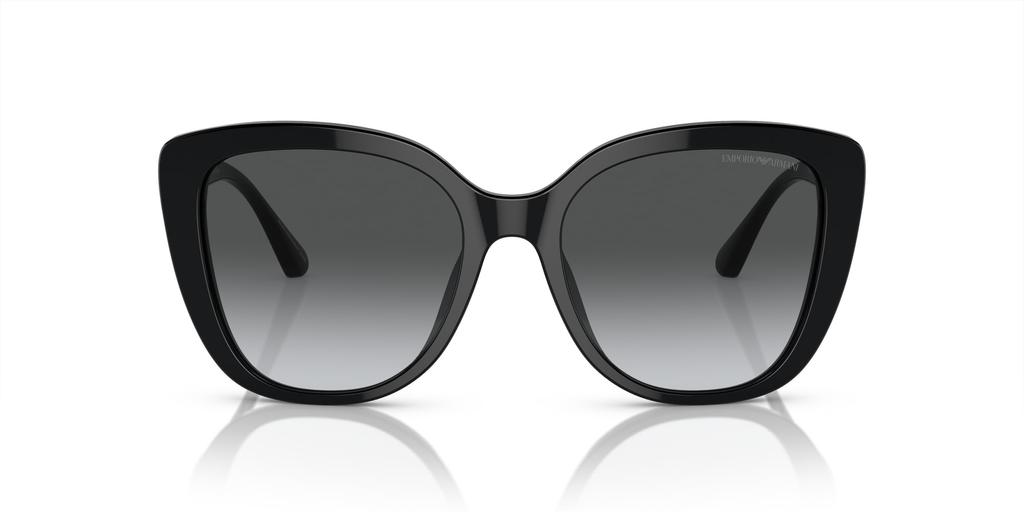 Emporio Armani Shiny Black Sunglasses Size 54 Women's EA4214U,