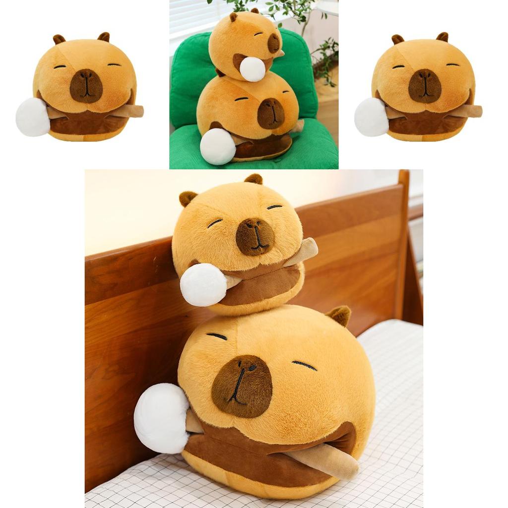 Plush Capybara Toy With Pp Cotton Filling For Kids And Home Decor