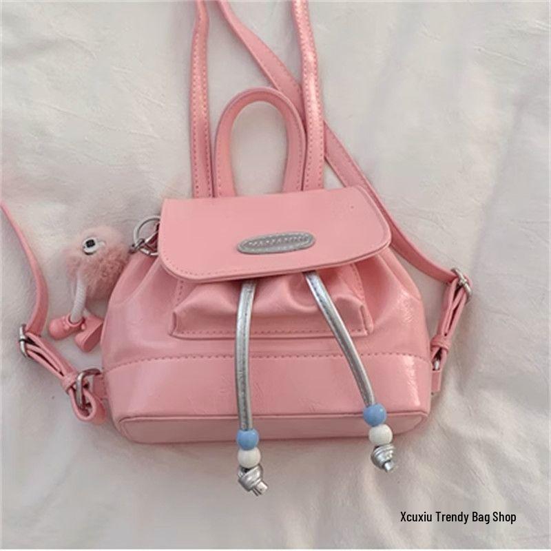 

Модный ретро джинсовый рюкзак пэчворк для женщин - Универсальный корейский стиль, Идеально подходит для студентов летом 2025 года. Backpack only