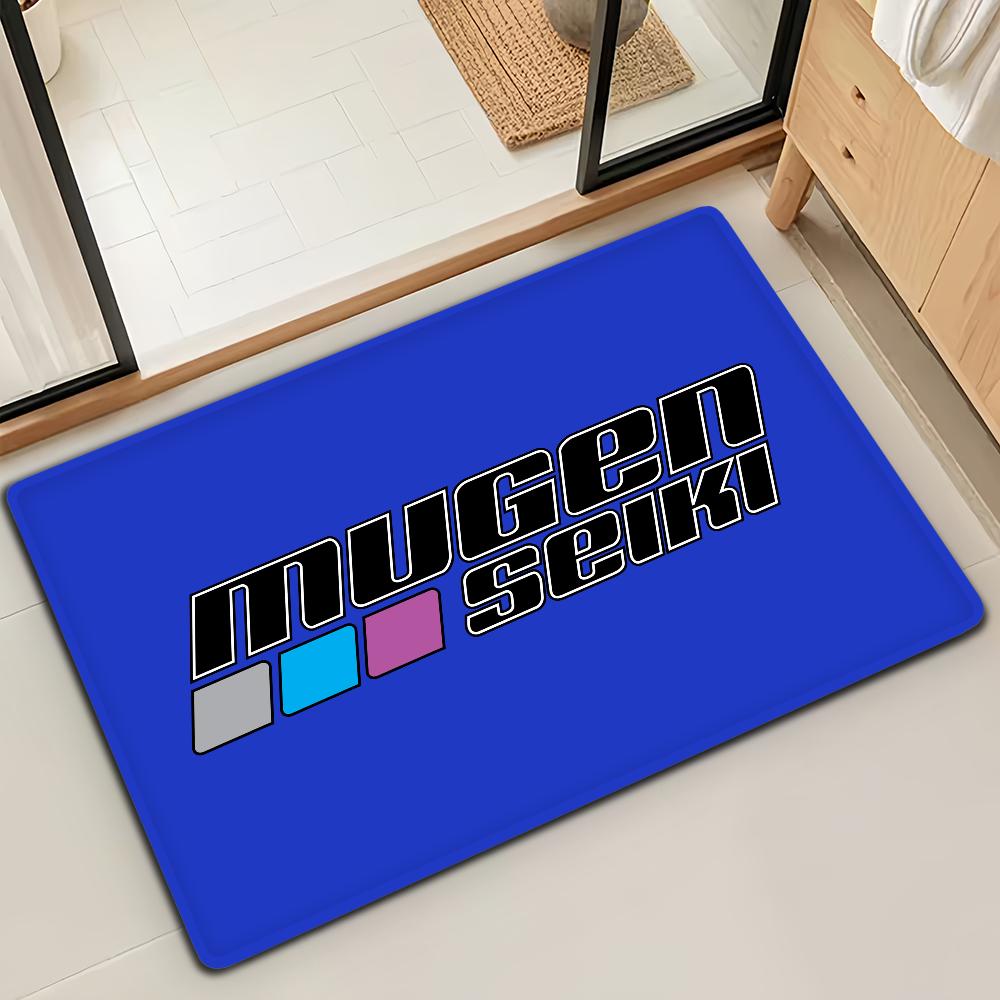 Fashion Cool M-Mugen Seiki Door Mat Bath Microfiber Decorative Versatile Flannel Floor Mat Quick Dry Absorbent Non-slip Sole
