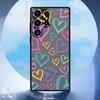 Kreatives Liebeskunst Hülle für Samsung Galaxy S21 S23 FE Note 20 Ultra 10+ S20 FE S26 S22 S25 Ultra S24 Plus Funda Rückseite Handyhülle