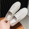 Flat Shoes for Women Spring and Autumn Summer New Lace Up Women's Shoes Low Cut Casual Board Shoes Flat Shoe Womens Sneakers