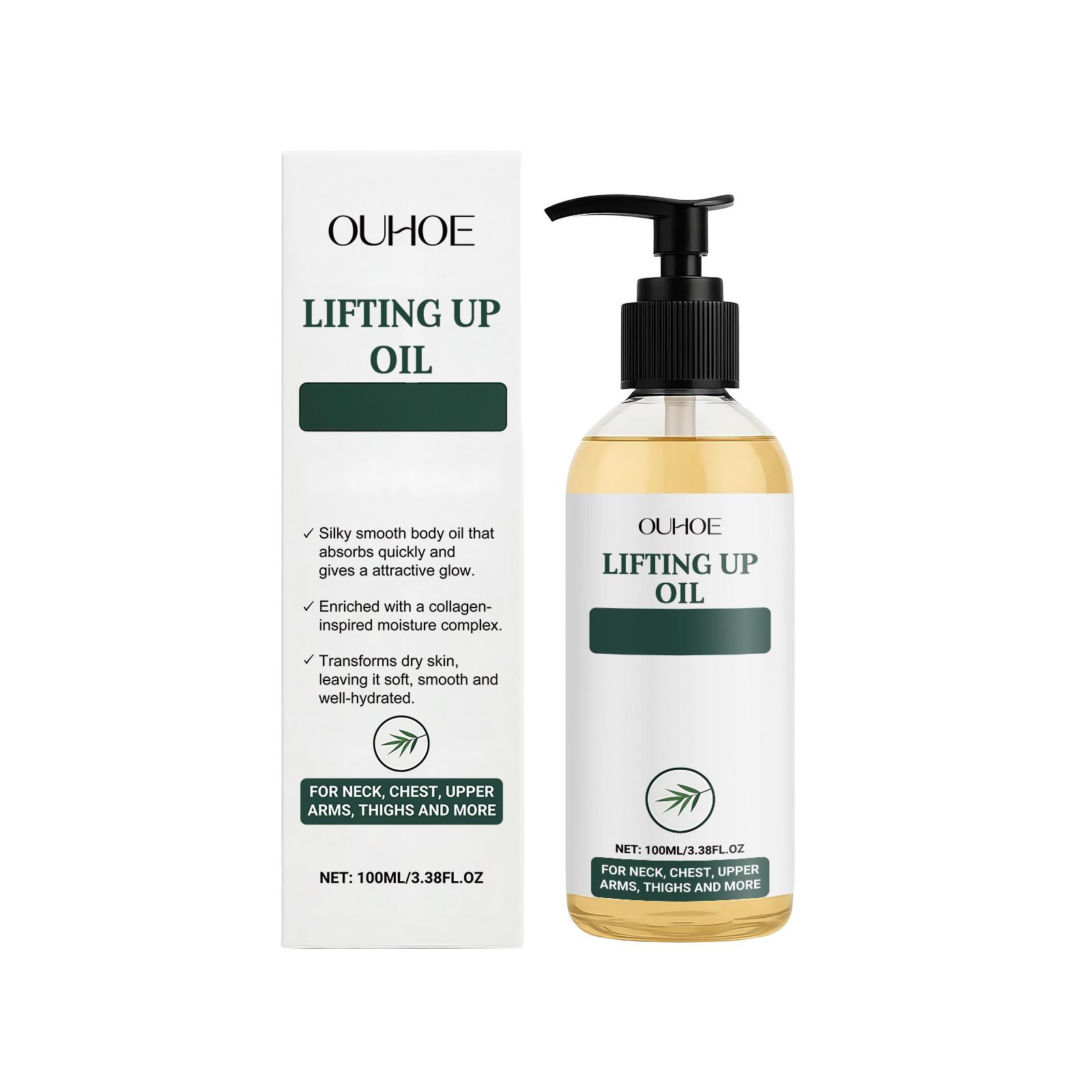 Коллагеновое подтягивающее масло для тела Глубокое увлажнение Увлажняющее Подтягивающее Руки Живот Лишний Жир Массаж Кожи Всего Тела Эфирное Масло 100 мл
