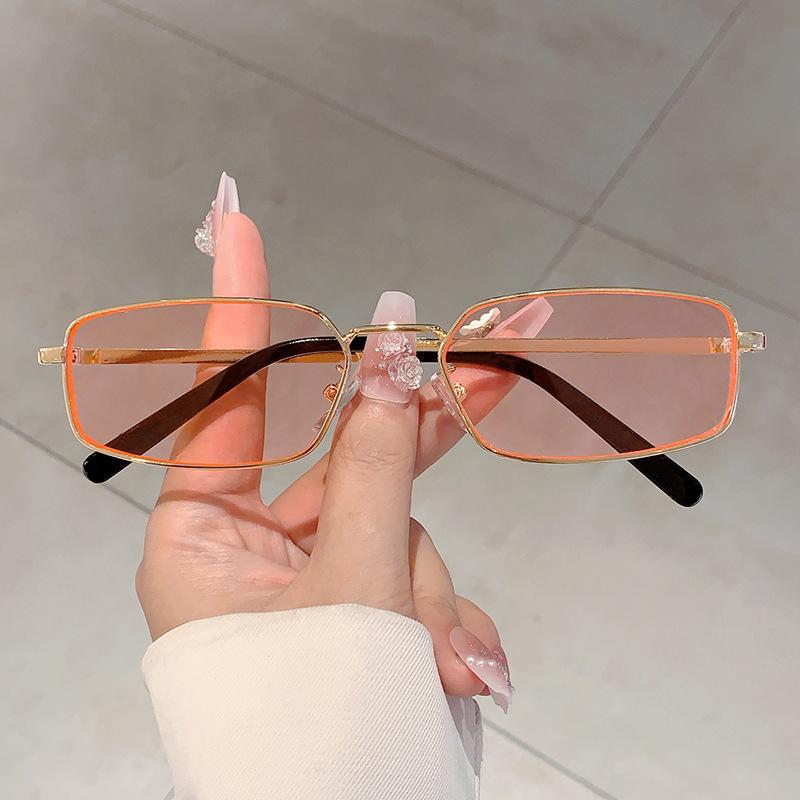 JYL TS Sunglasses UV Protection Small Square Metal High Street/2896