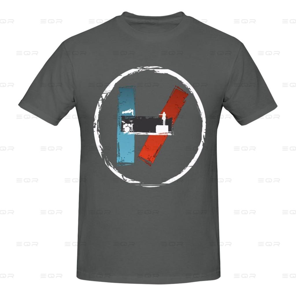 Twenty One Pilots Herren Rundhals Oversize T-Shirt, Ins-Stil, Neuheit T-Shirt Ganzjahresgeschenk