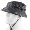 Cappello a secchiello mimetico tattico con visiera corta e tesa rotonda, cappello da pescatore mimetico stile militare, cappello da sole per escursionismo, caccia e attività all'aperto