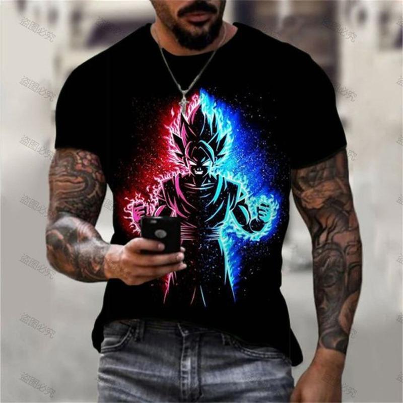Summer Kids Dragon Ball T-shirt Goku Vegeta Kakarot Super Saiyan Boys