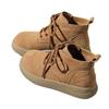 Retro Short Boots Women's Autumn New Thick-soled Versatile Lace-up Slim Martin Boots Women's Boots