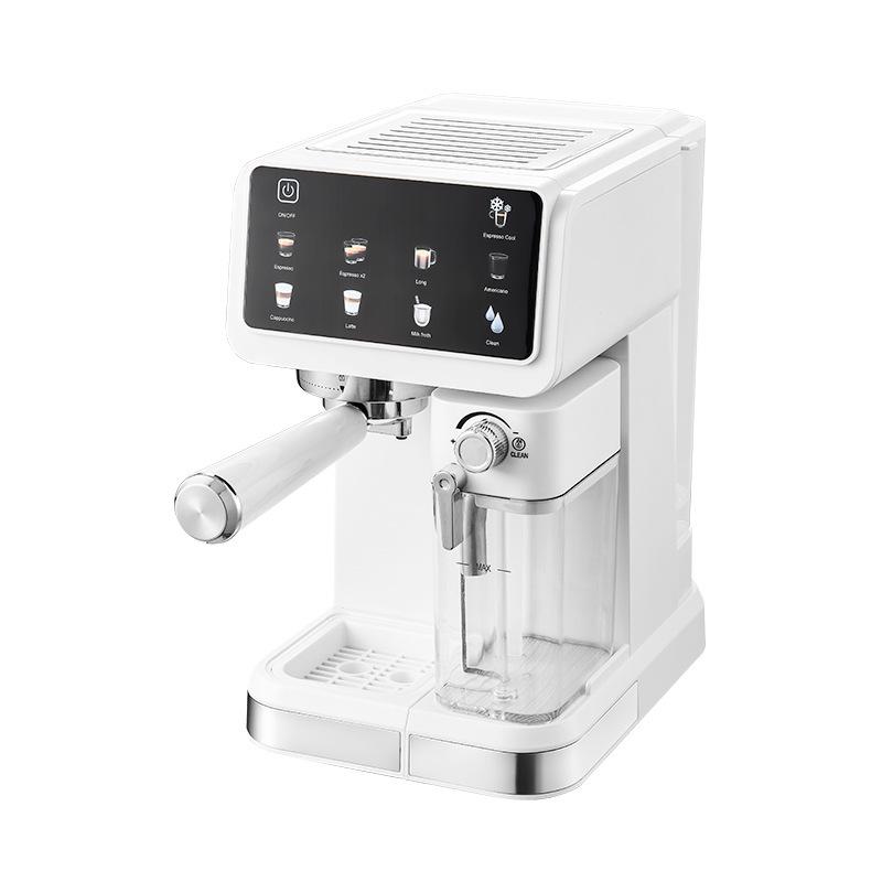 Italian Semi-Automatic Espresso Machine - 20 Bar Pressure with Milk Frother, Compact for Household Use