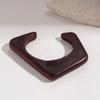 DIEZI 8 Style Vintage Simple Cuff Bangles Fashion Hip Hop Geometric Brown Acrylic Resin Wide Bangles Bracelet Women Men Jewelry