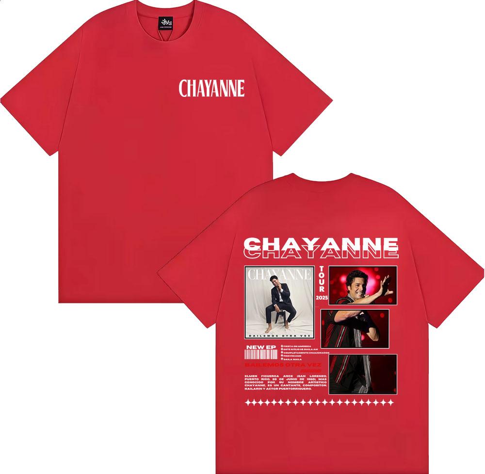 

Chayanne Bailamos Otra Vez Tour Cover Tshirts Mens Clothing Hip Hop Pop Music Tshirt Casual Oversized T Shirt Streetwear 4XL