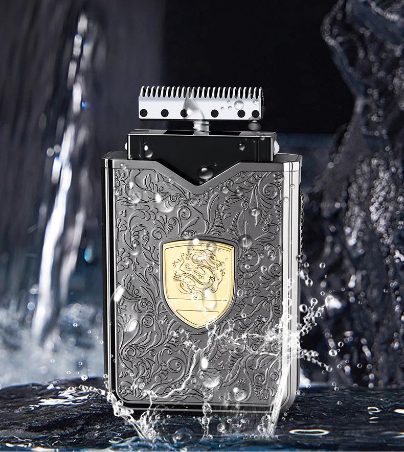 Retro Men's Electric Razor: New Model, Stainless Steel, Floating Blades, Water Washable