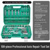 108-Piece Multi-Function Ratchet Socket Wrench Set for Auto and Motorcycle Repair