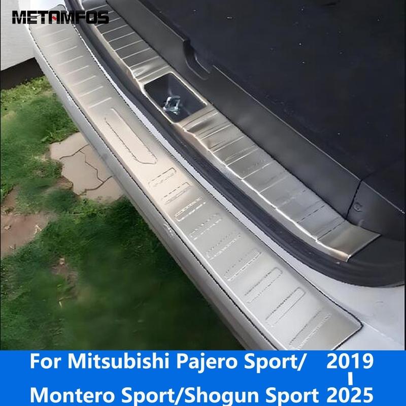 Для Mitsubishi Pajero/Montero/Shogun Sport -2024 2025 Задний Багажник Бампер Накладка на Порог Дверной Порог Защитная Накладка Аксессуары