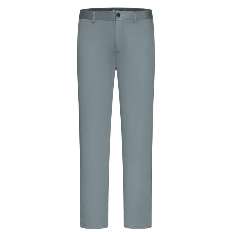 SEPTWOLVES Men's Casual Garment-Dyed Straight-Leg Long Pants