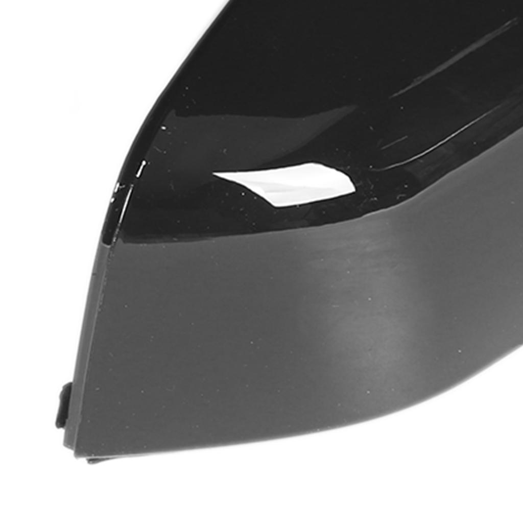 2PCS Door Mirror Cover LR019962 Glossy Black Replacement for LAND ROVER Range Rover Sport Discovery 4 2010‑2013