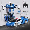WEECOC. Multifunctional RC Car, Electric RC Car, Toy Car, Transforms Into Robot, High Stability, Shockproof, Kids Toy, Popular Gift (Blue,