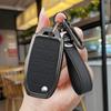 5 Knoppen Zinklegering Leer Auto Sleutelhoesje Case Voor Volvo S60 S40 Xc70 Xc90 S80 V70 V50 C30 C70 Sleutelhouder Auto Sleutelhoesje Accessoires