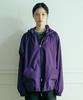 Kookeesee Check Hooded Windbreaker_Purple