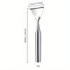 [Fish Scale Planer] 1pc premium 304 stainless steel manual fish scaler. Thick sturdy blade for quick descaling, ideal for home seafood prep.