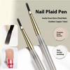 1/5/6Pcs Nail Art Brush Checker Nail Drawing Painting Line Brush Nail Art Tool Acrylic Painting Brushes DIY Design Manicure Tool