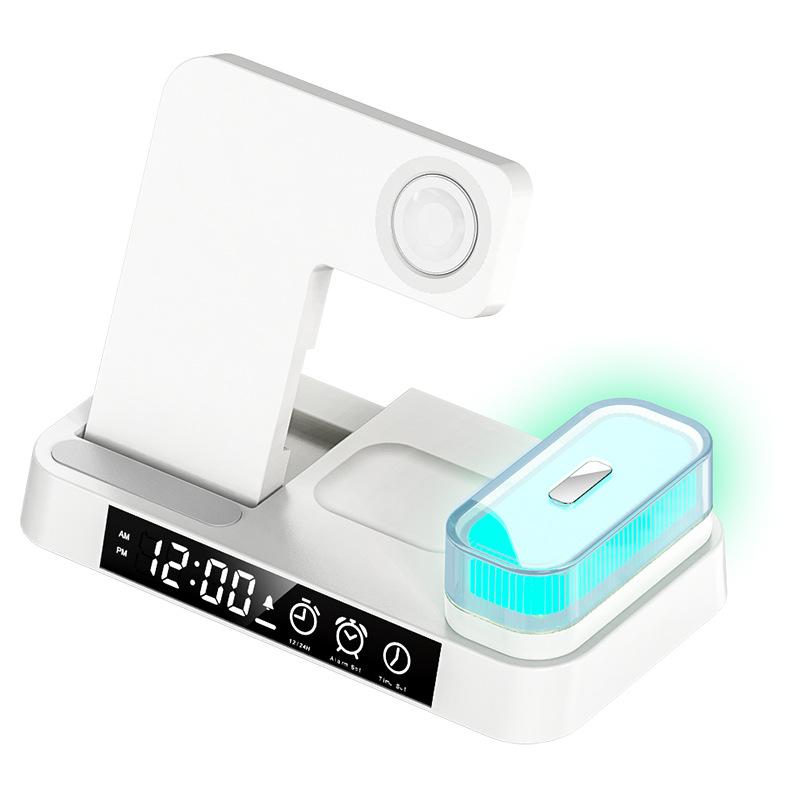 

Беспроводное зарядное устройство для Samsung Galaxy Watch 4 5 Pro, зарядное устройство 3 в 1, станция быстрой зарядки для Samsung S23 S22 S21 Ultra с часами белый